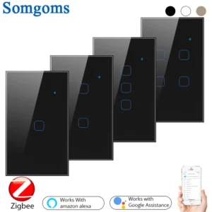 1234 Gang  2/3Way WiFi Touch Switch AC 100v220v Wall Light Switch