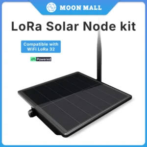 Solar Powered Meshtastic Node - Heltec V4 ESP32-S3 LoRa Repeater Kit IP67 Waterproof 5W Panel 28dBm Off-Grid Communication