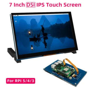 7 Inch DSI Touch Screen for Raspberry Pi 5 4B 3B+ 3B IPS