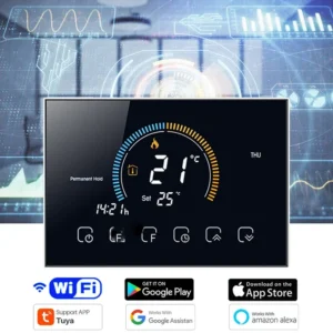 Wi-Fi Smart Large Colorful Screen Room Programmable Air Thermostat