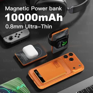 10000mAh Ultra Slim MagSafe Power Bank 20W Magnetic Wireless Fast Charging CCC Portable Battery For Apple Watch iPhone Samsung