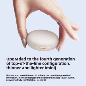 Ultra Slim Mini Wireless Sleep Earbuds Side Sleeping Friendly Noise Blocking In-Ear Bluetooth Headphones For ASMR Night Rest